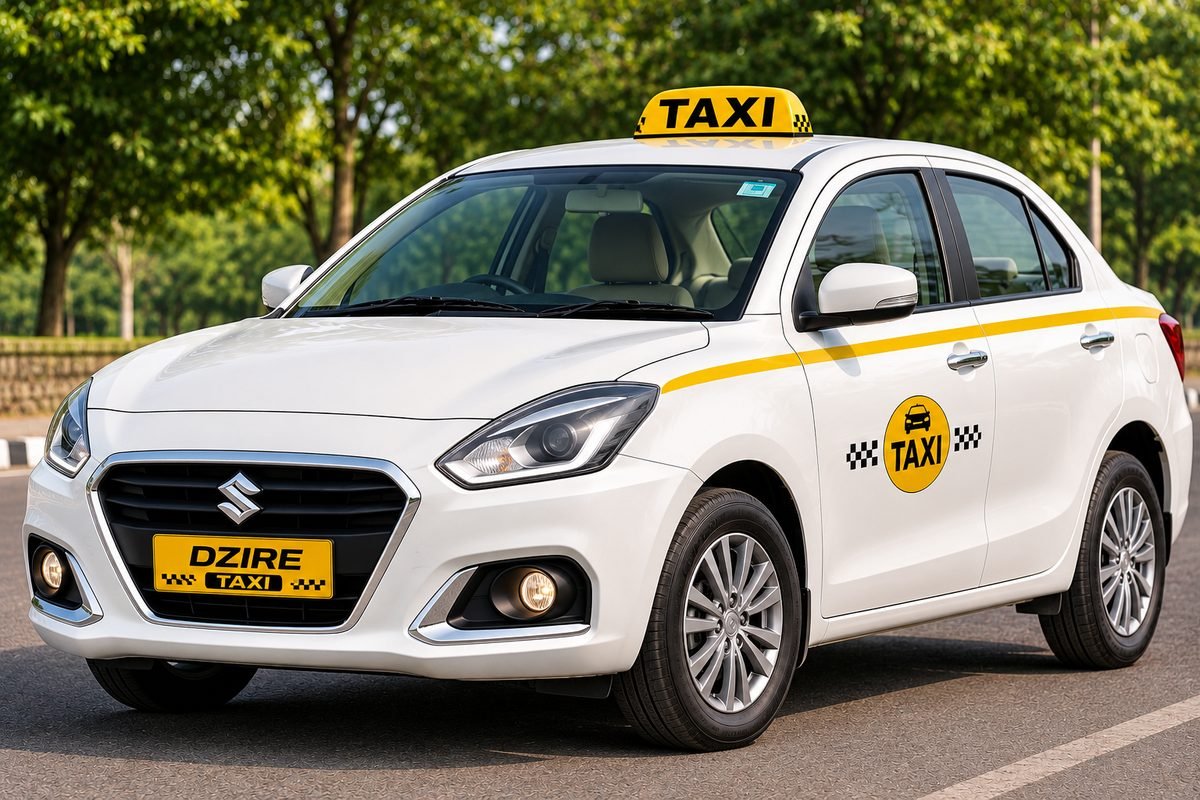 Swift Dzire taxi in Sangrur