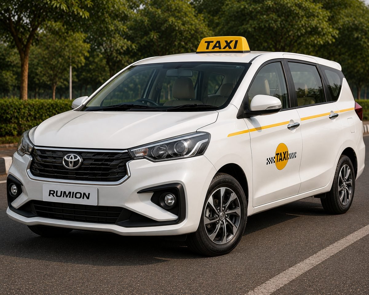 Toyota Rumion taxi in Sangrur